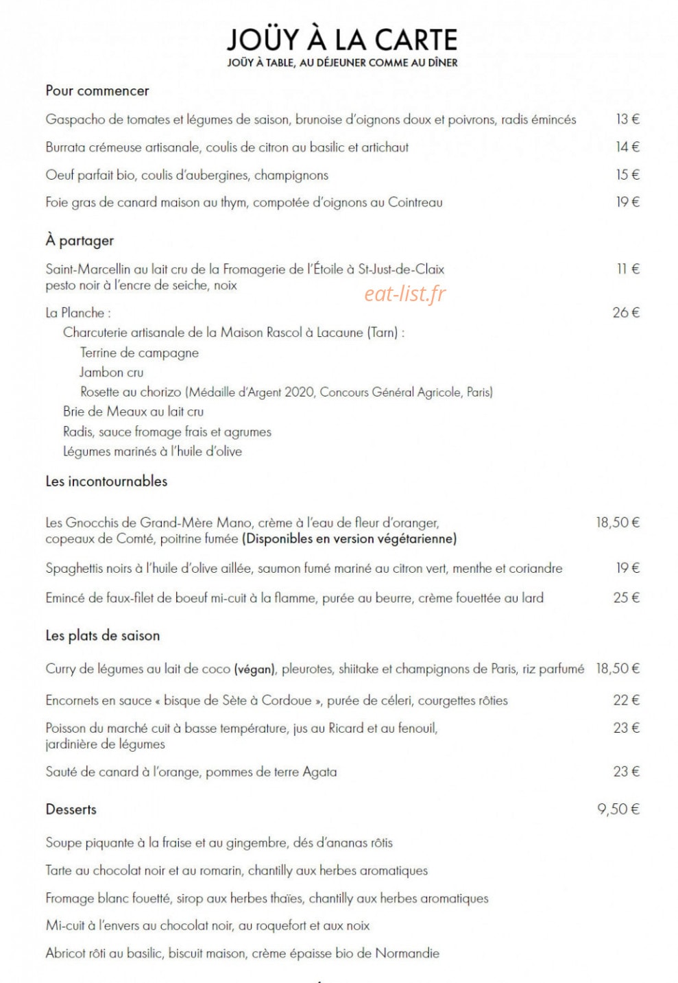 Le Joüy — carte page 1