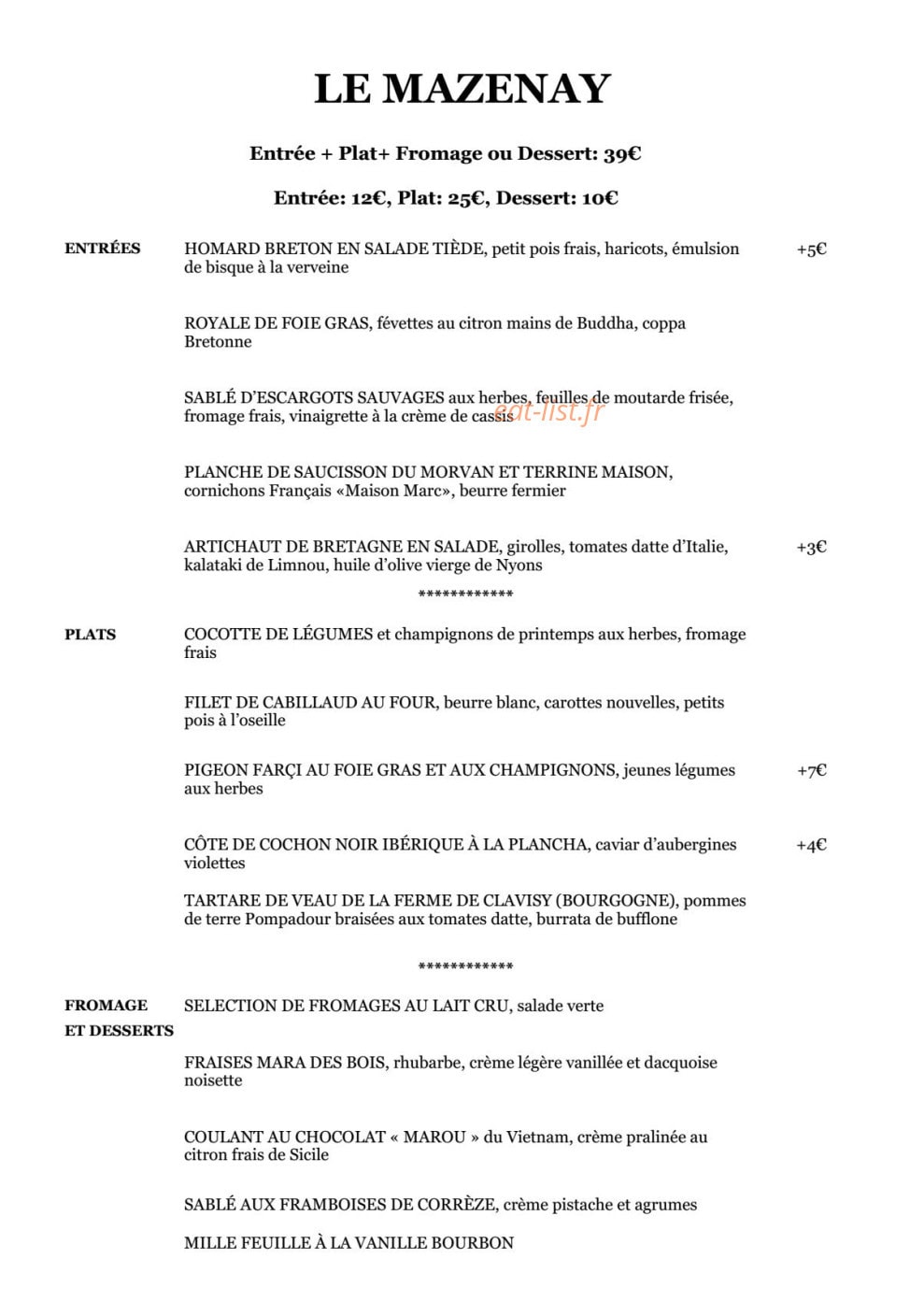 Le Mazenay — carte page 1