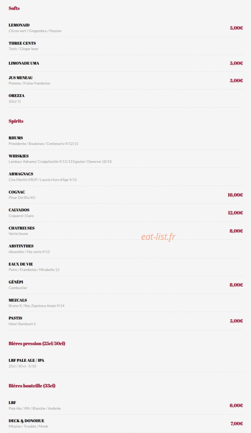Le Pinardier — carte page 2