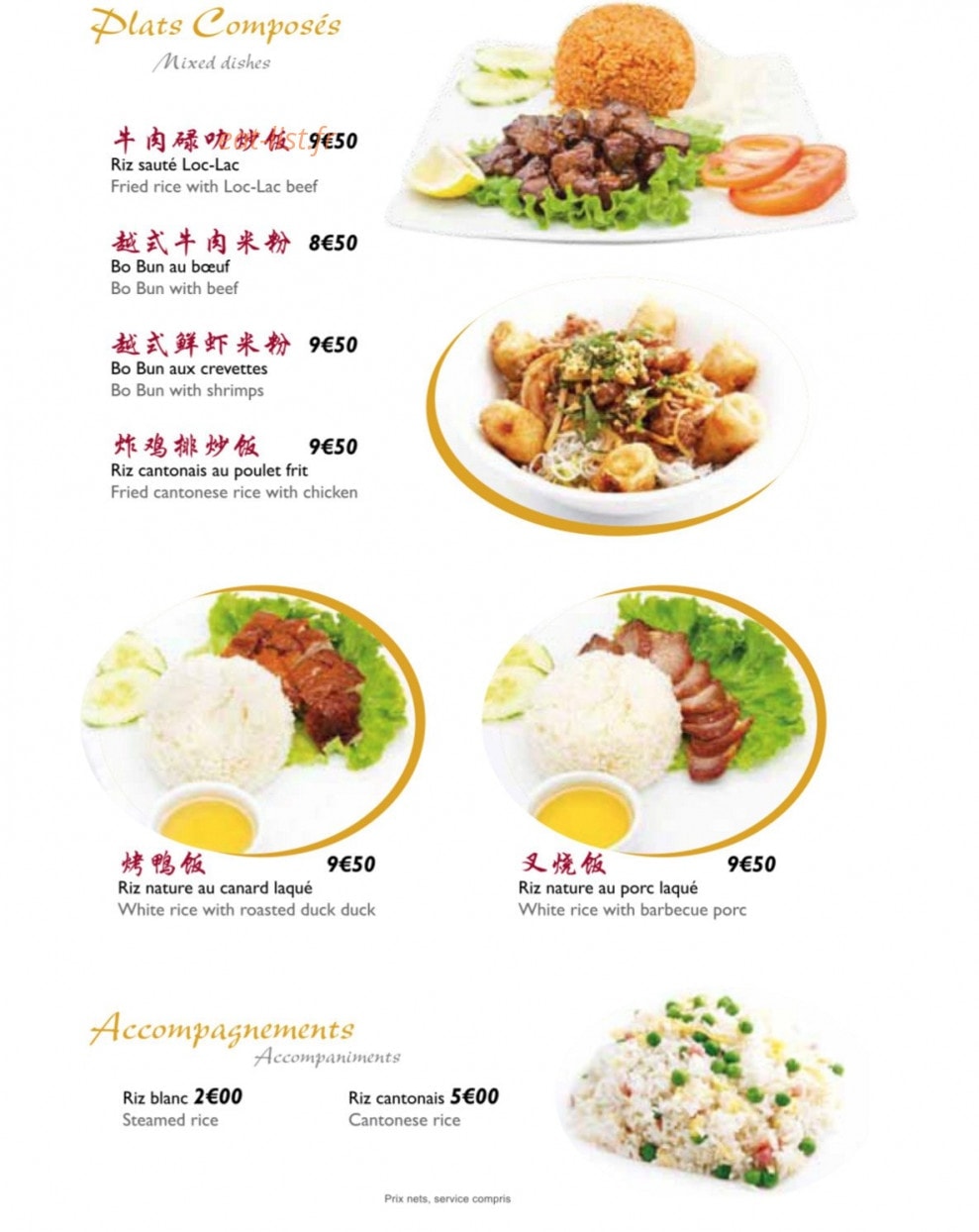 Le Royal China — carte page 10