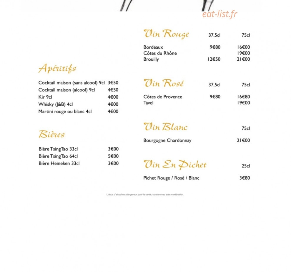 Le Royal China — carte page 12