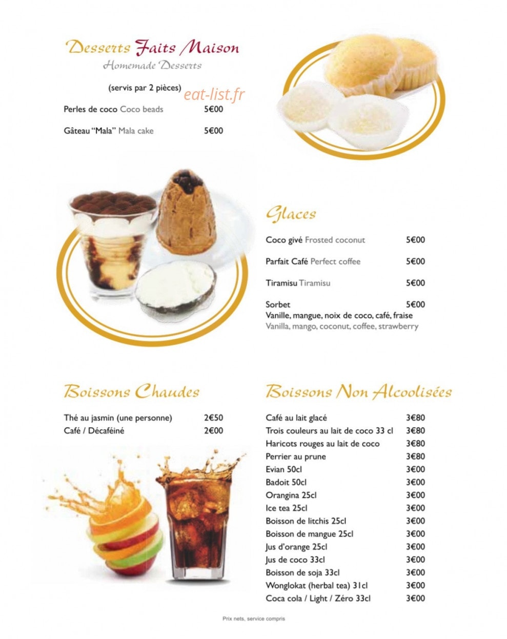 Le Royal China — carte page 11