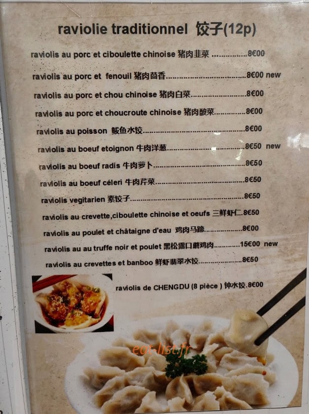 Les artistes du ravioli — carte page 3