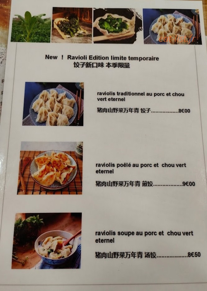 Les artistes du ravioli — carte page 6