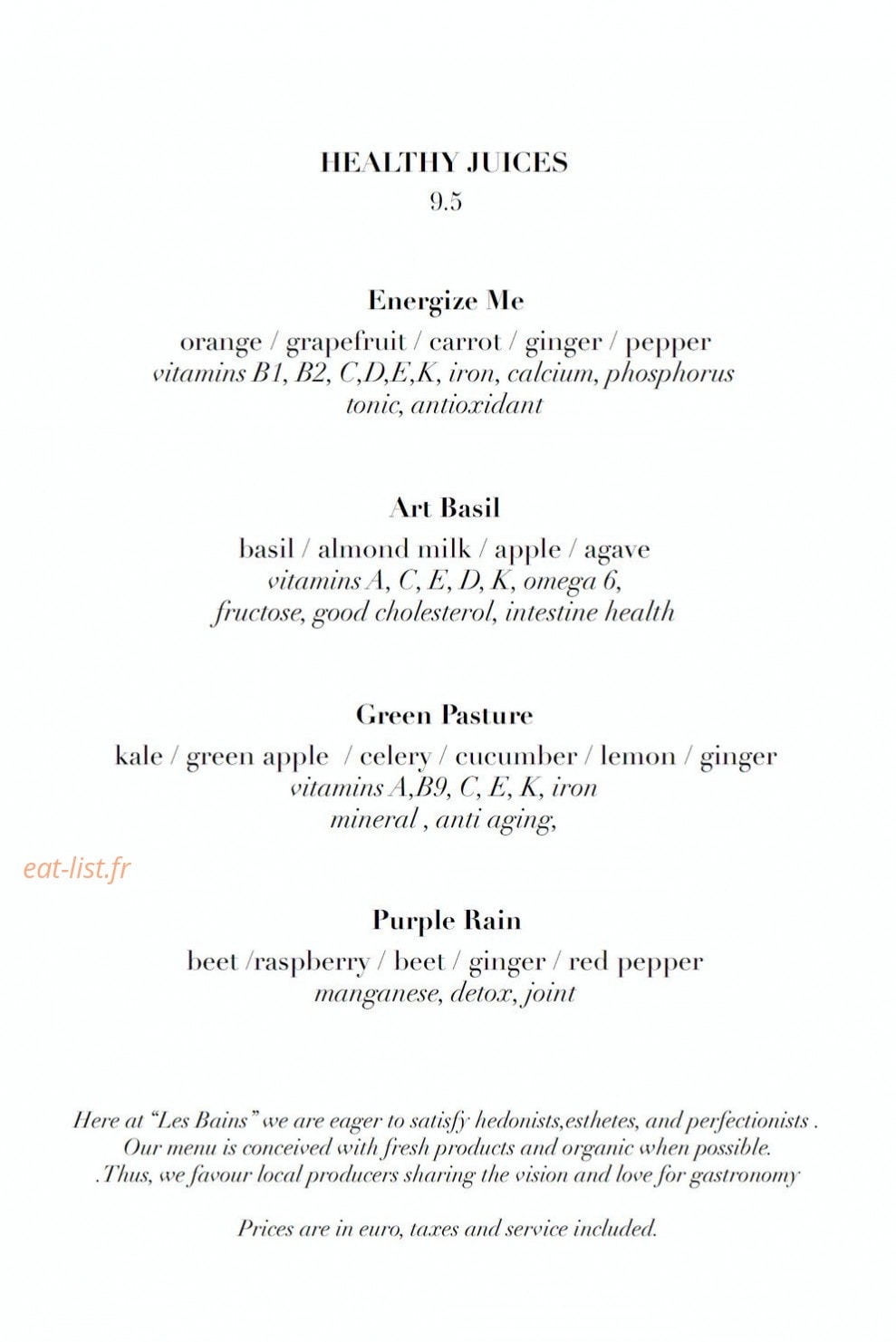 Les Bains — carte page 3
