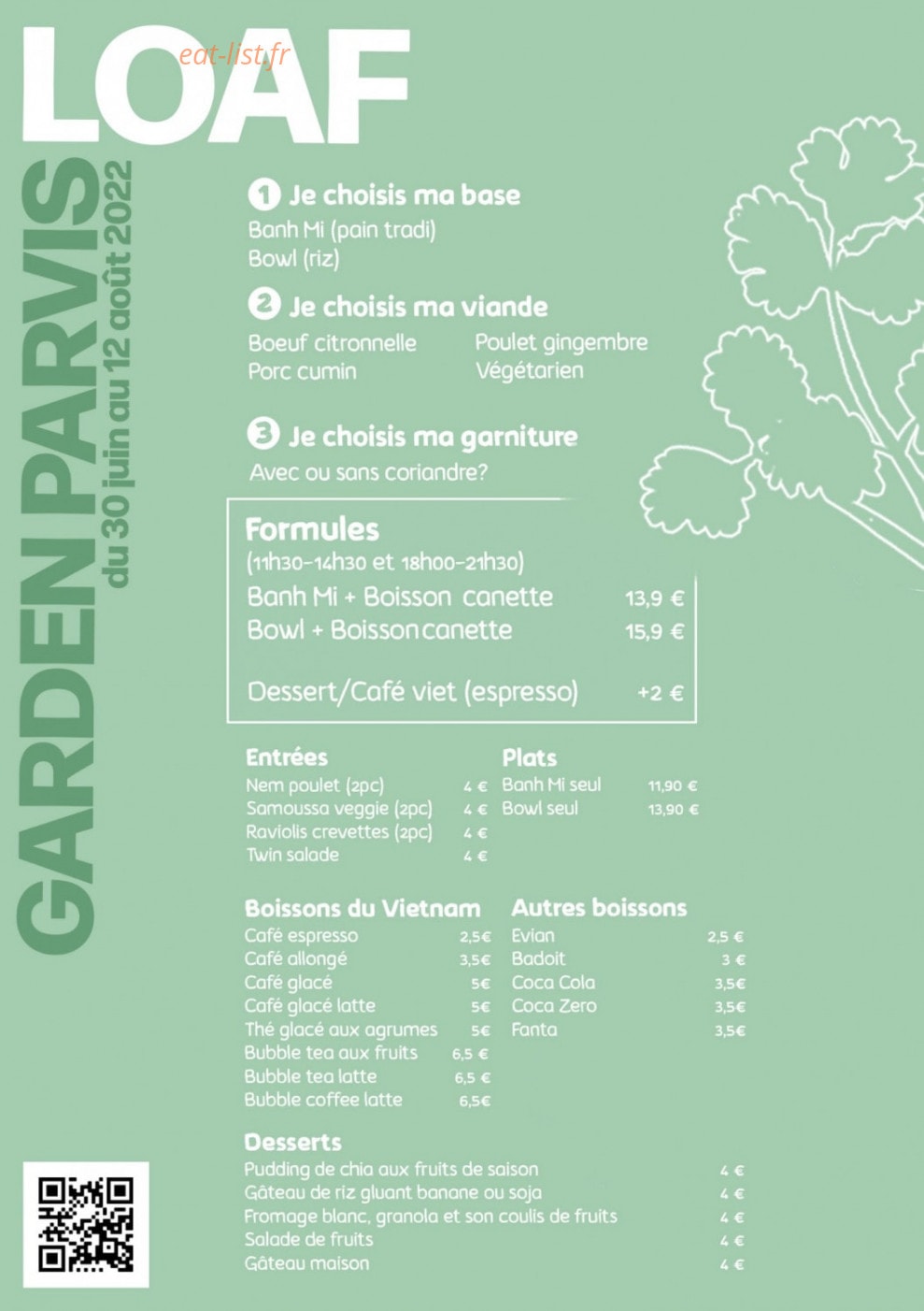 Loaf — carte page 1
