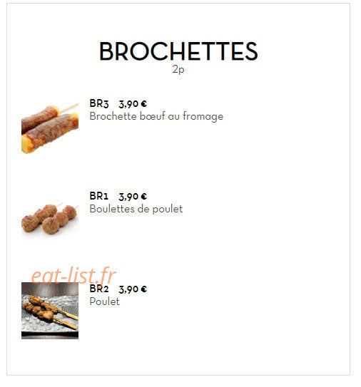 Mamie sushi — carte page 7
