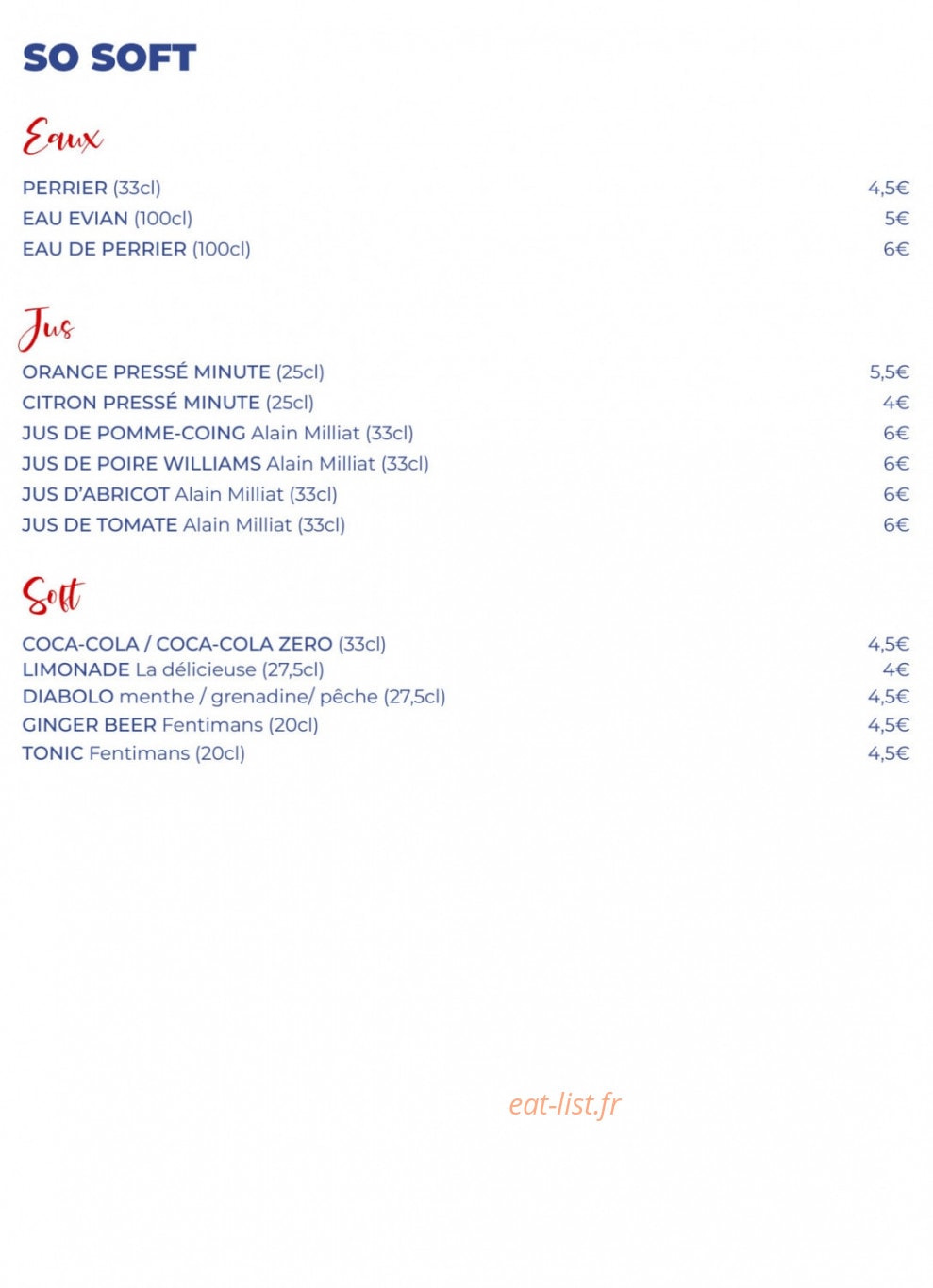 Monbleu Le Comptoir — carte page 14