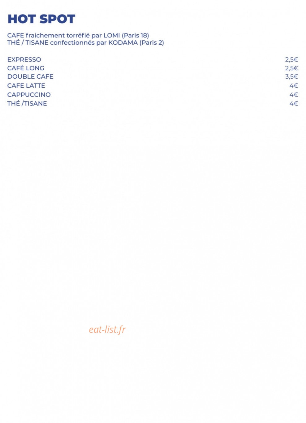 Monbleu Le Comptoir — carte page 15