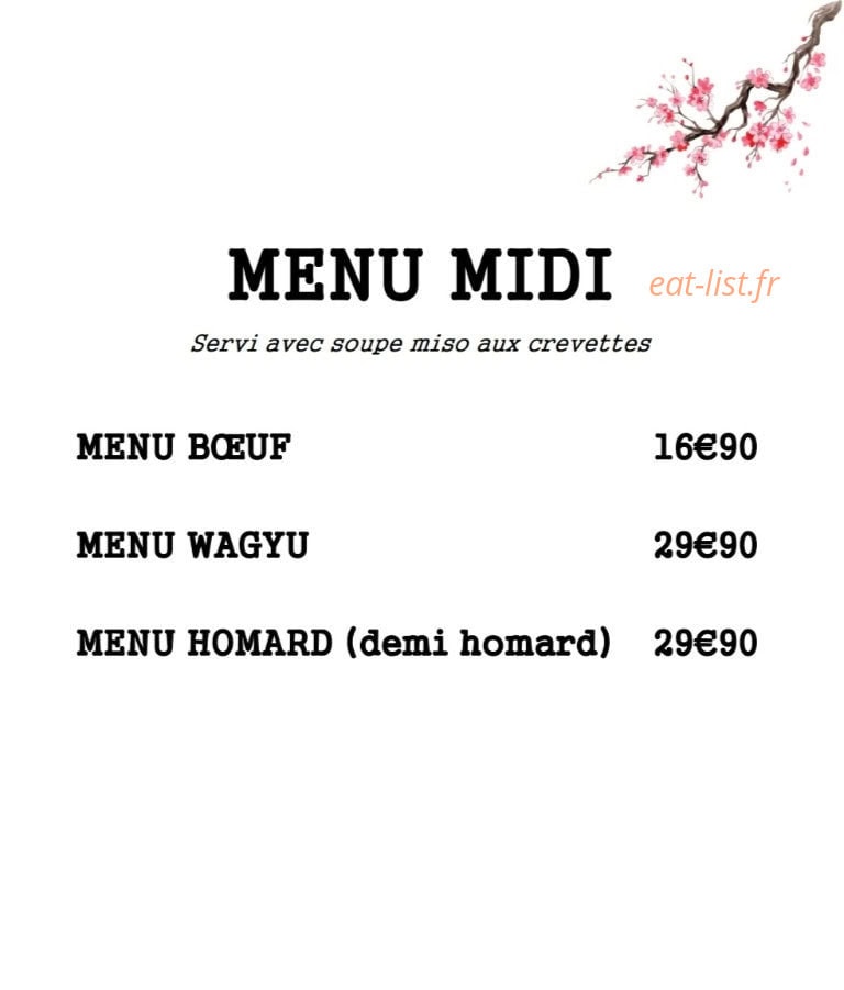Nae's izakaya — carte page 3