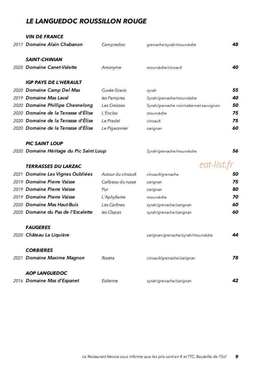 Nessia — carte page 12