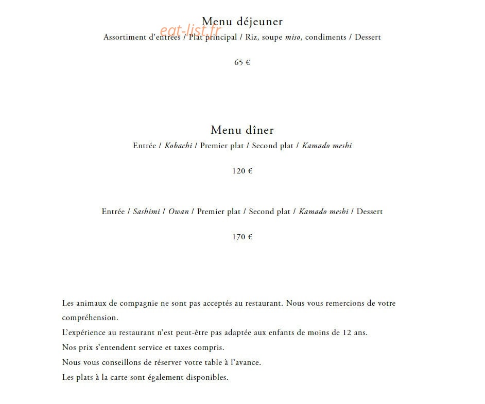 Ogata — carte page 1