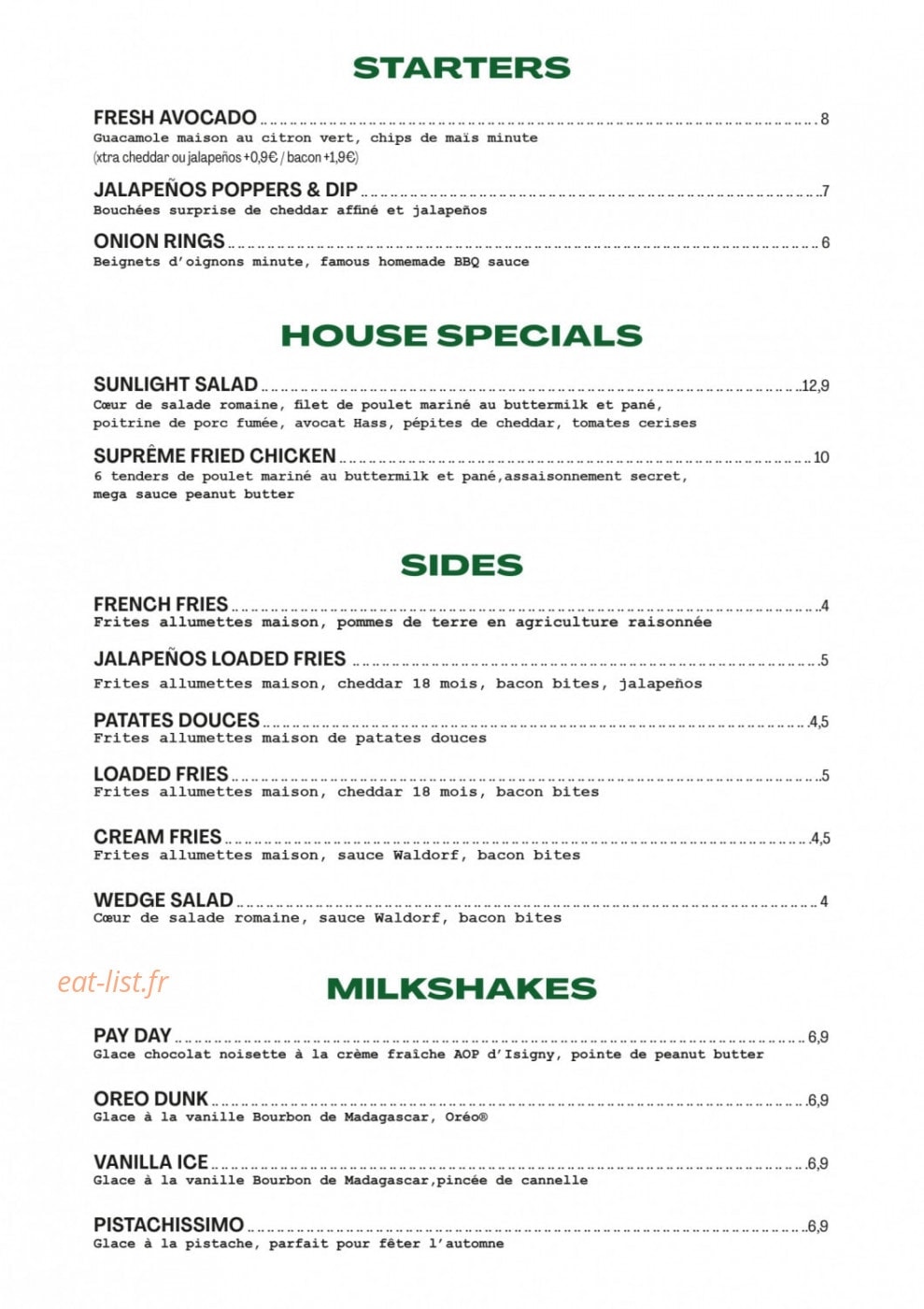 Paris New York — carte page 2