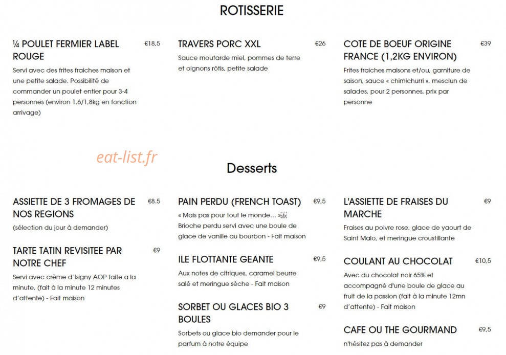 Sacré Frenchy — carte page 3