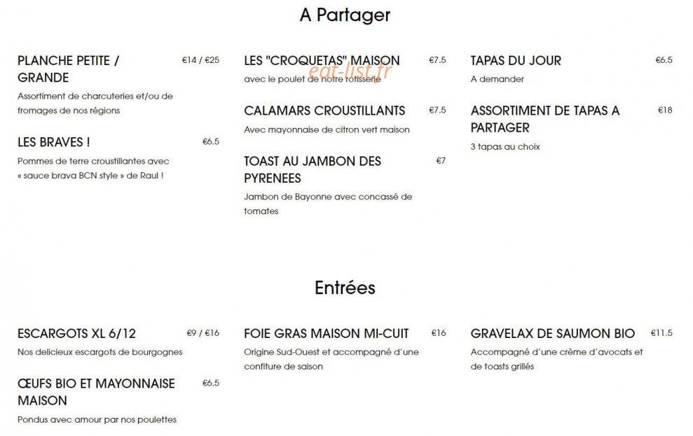 Sacré Frenchy — carte page 1