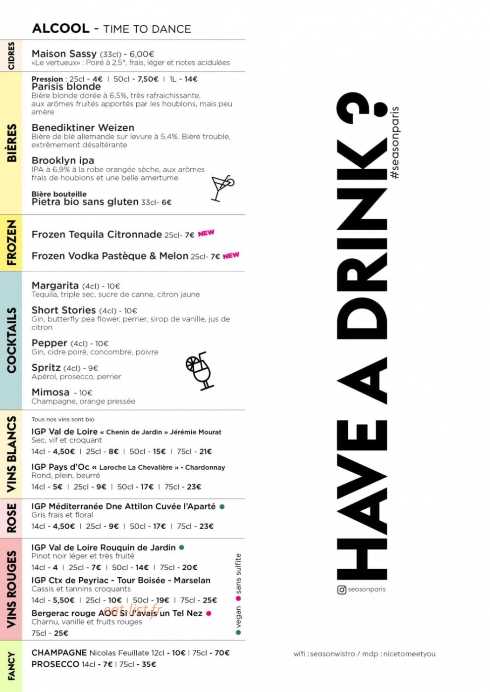 Season — carte page 5