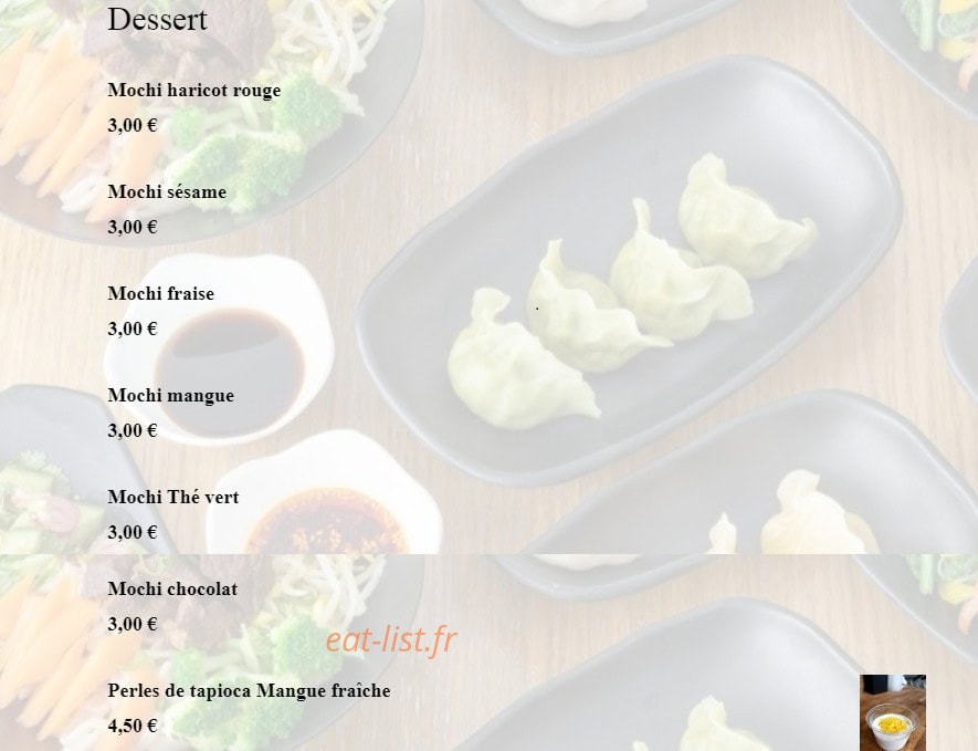 Sweet Raviolis — carte page 6