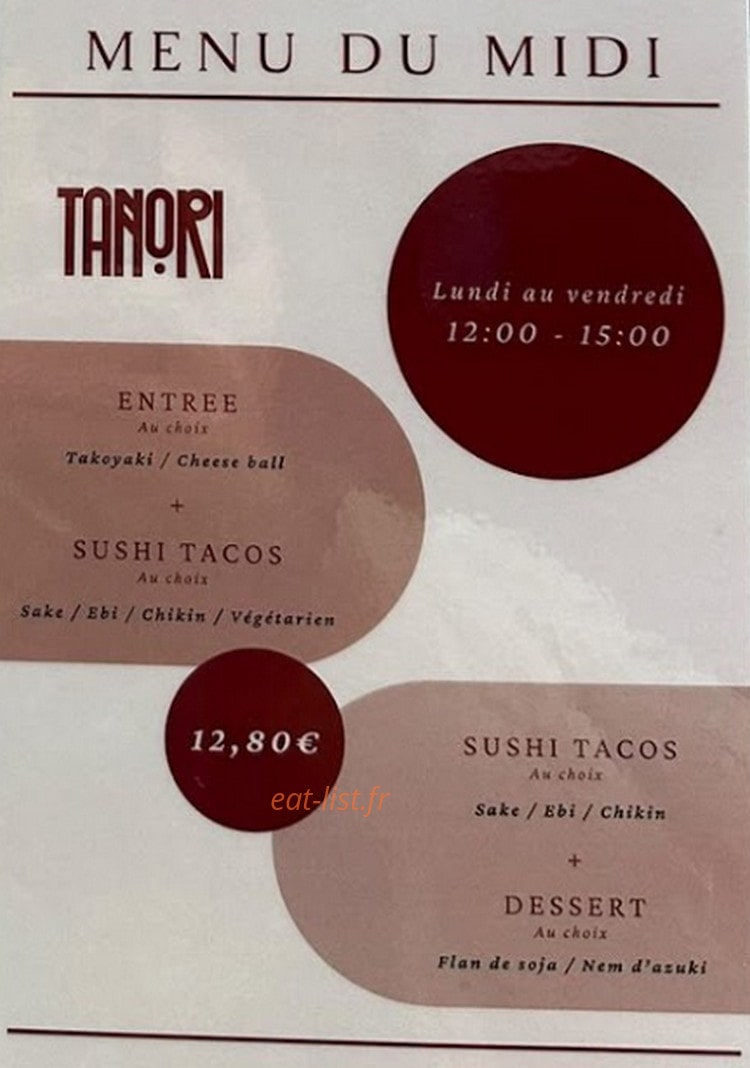 Tanori — carte page 1