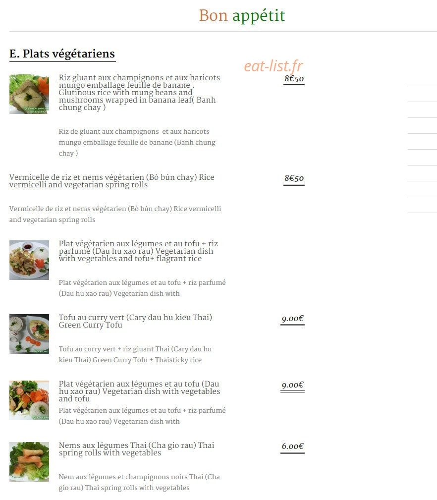 Thai nam — carte page 5