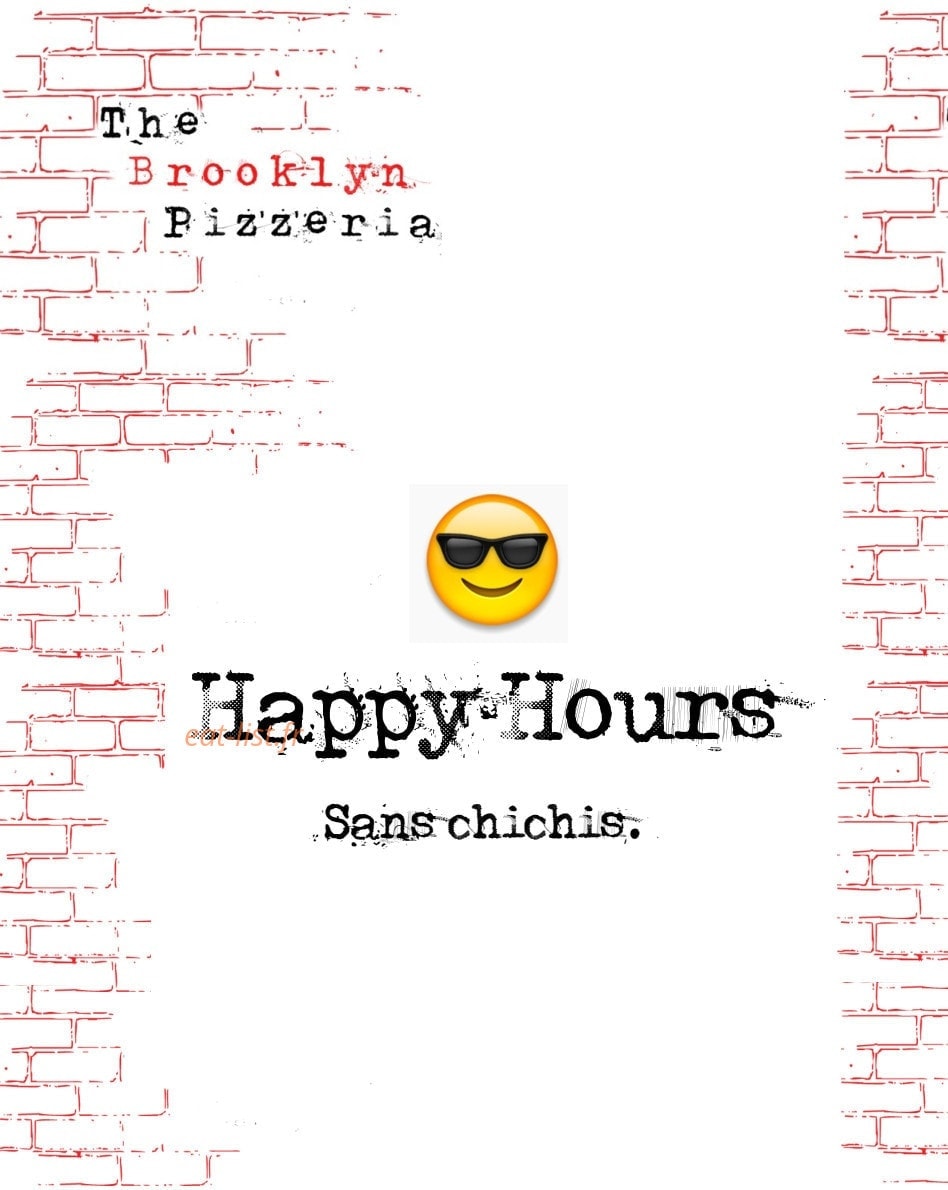The Brooklyn Pizzeria — carte page 3