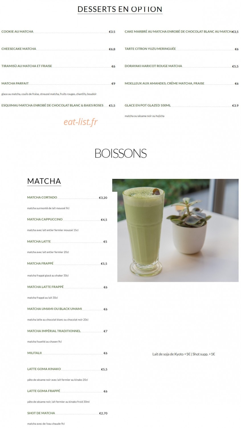 Umami — carte page 9