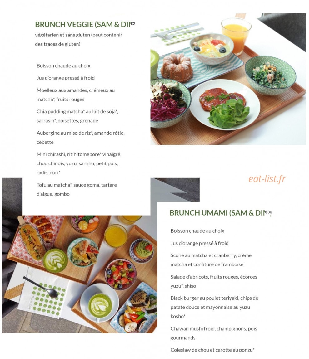 Umami — carte page 8
