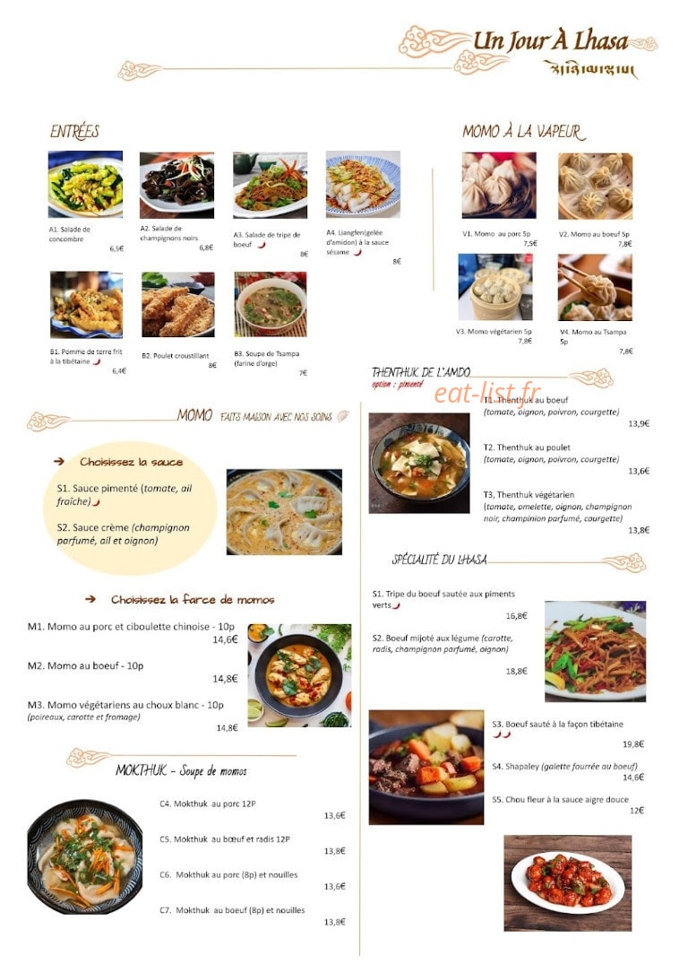 Un Jour À Lhasa — carte page 1