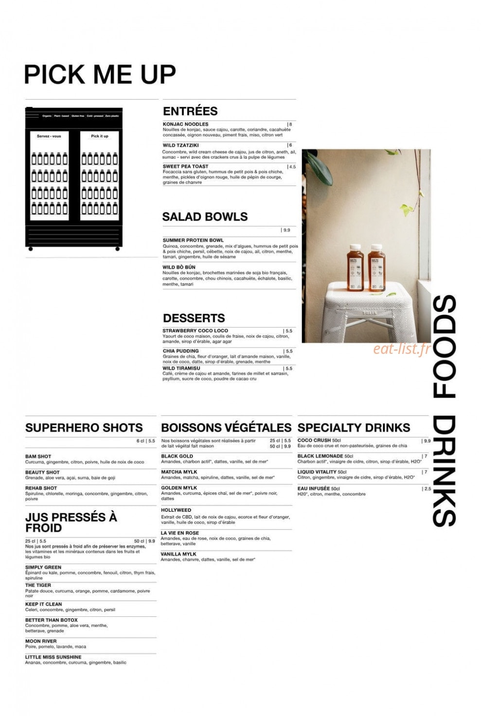 Wild & The Moon — carte page 1