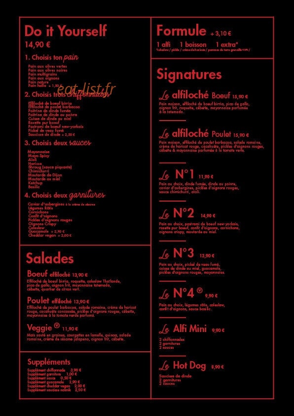 Alfi — carte page 1