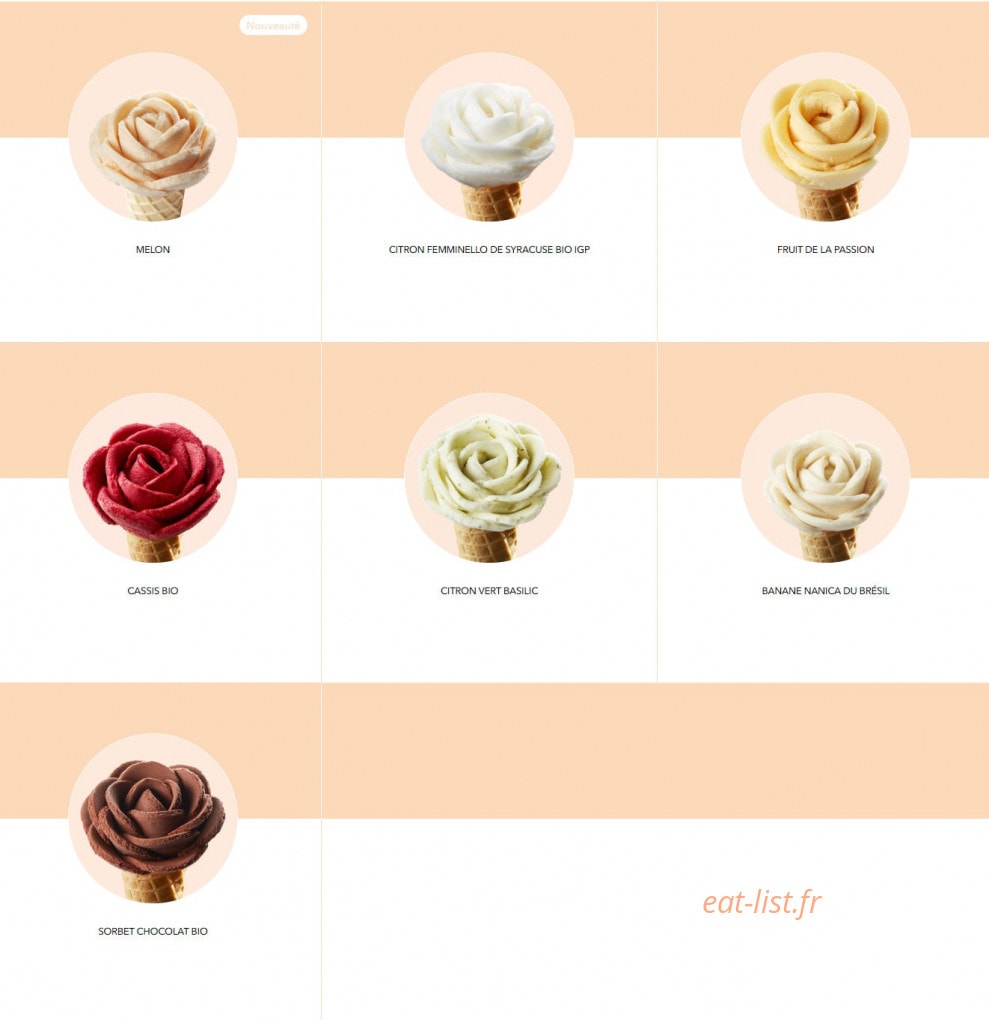Amorino — carte page 2