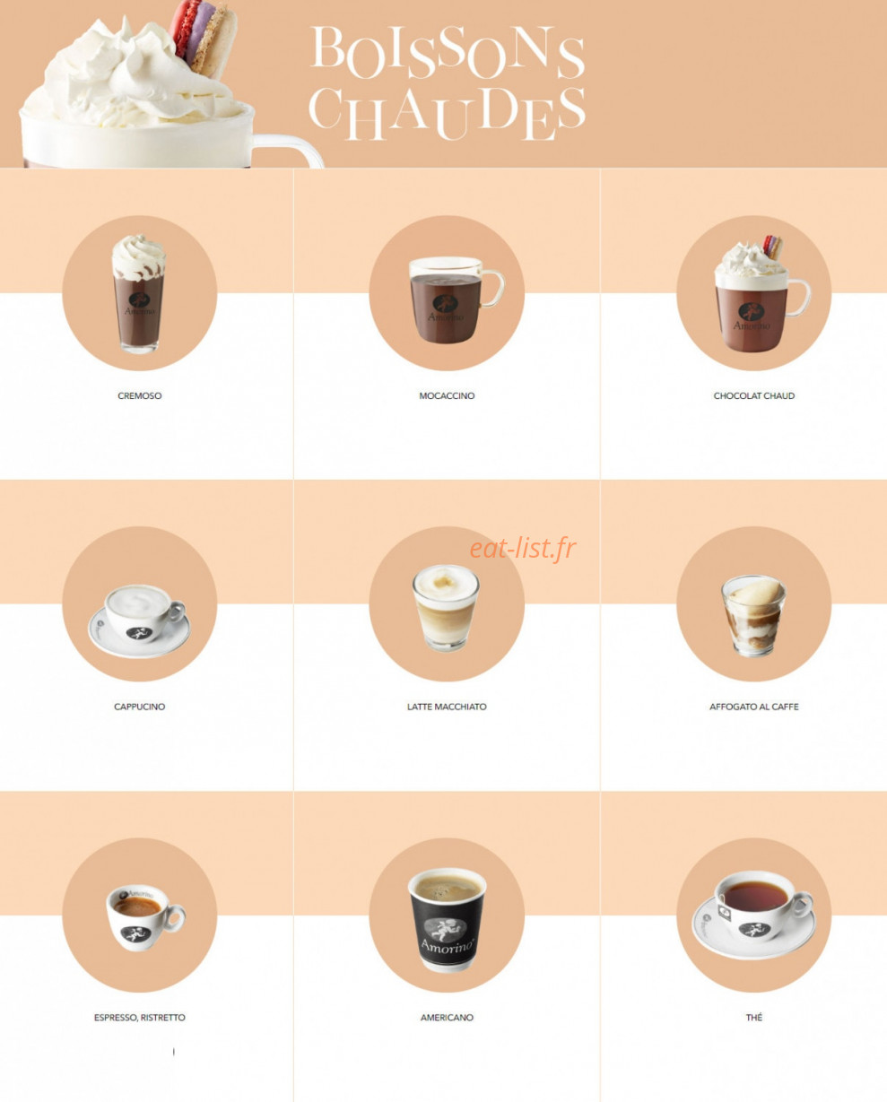 Amorino — carte page 7
