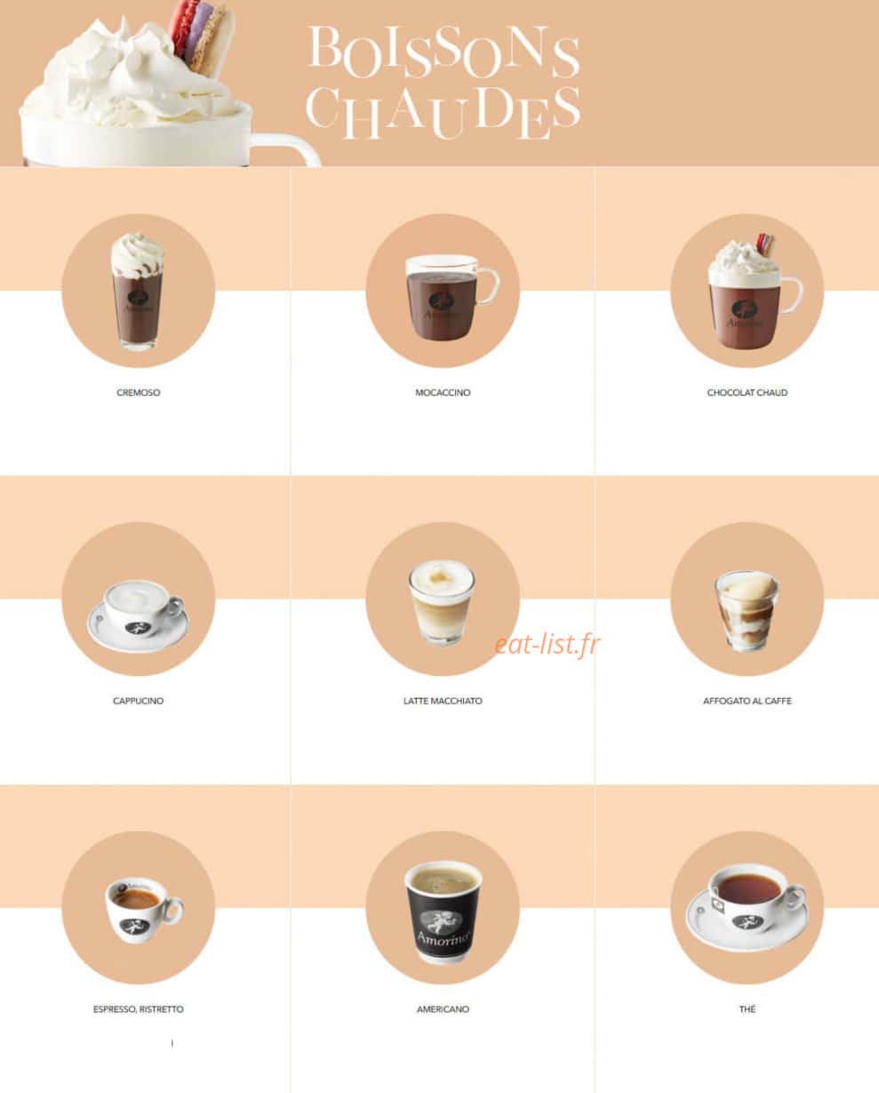 Amorino — carte page 7