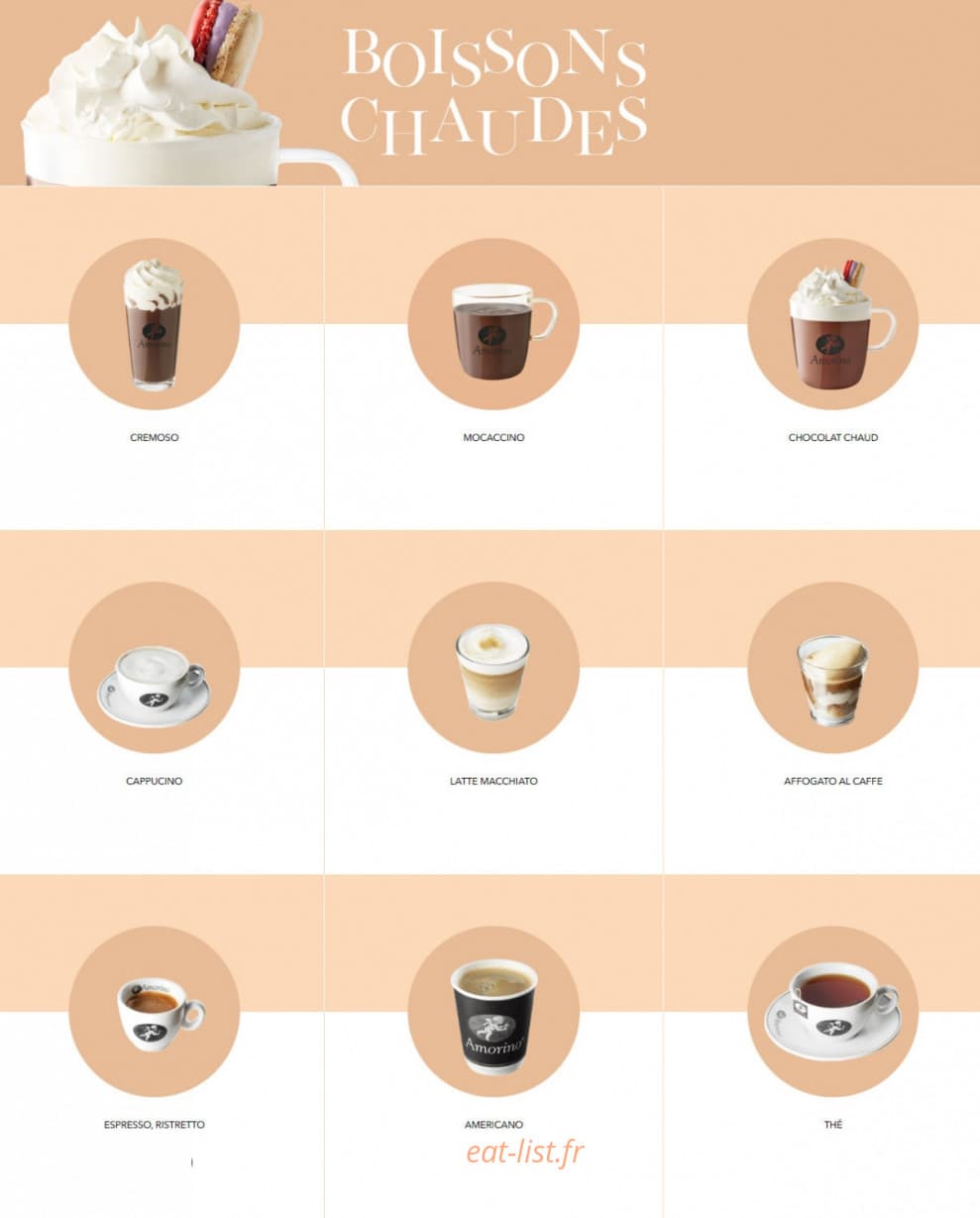 Amorino — carte page 7