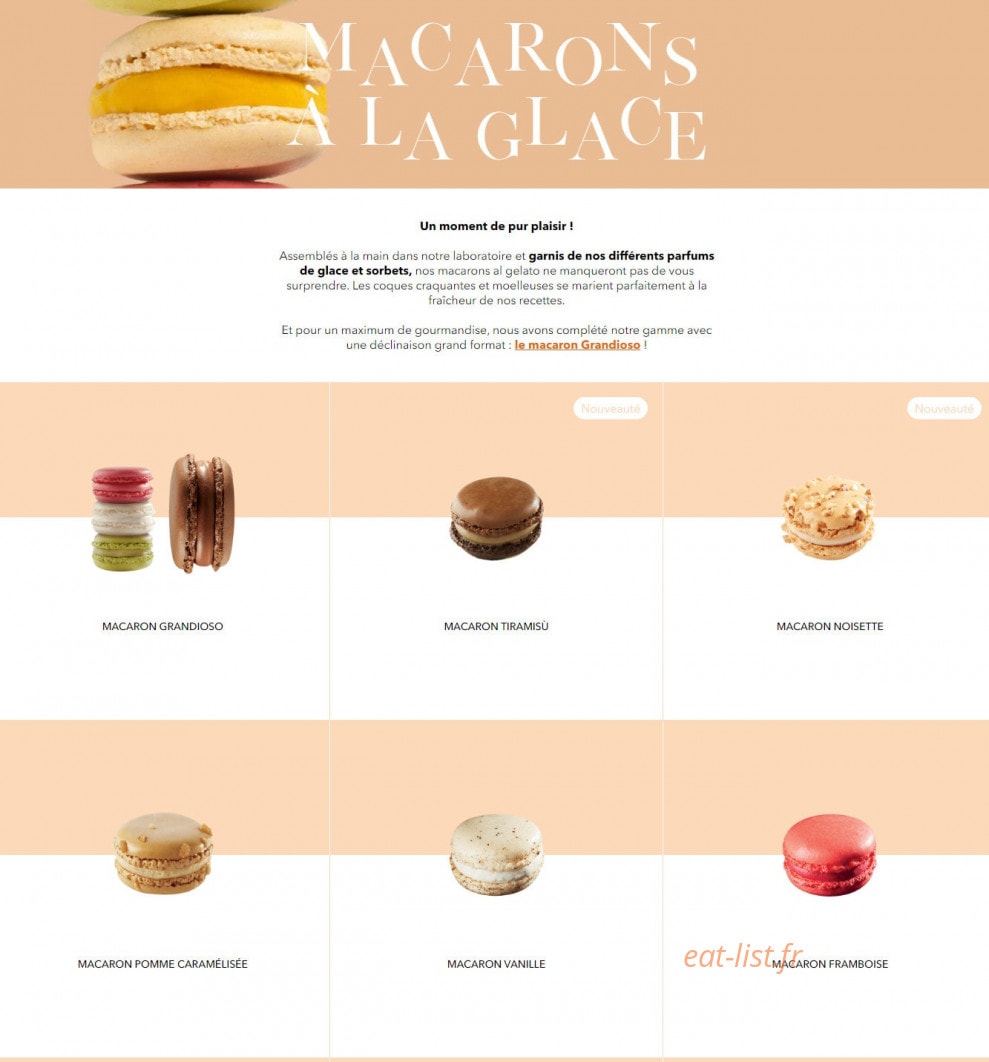 Amorino — carte page 9