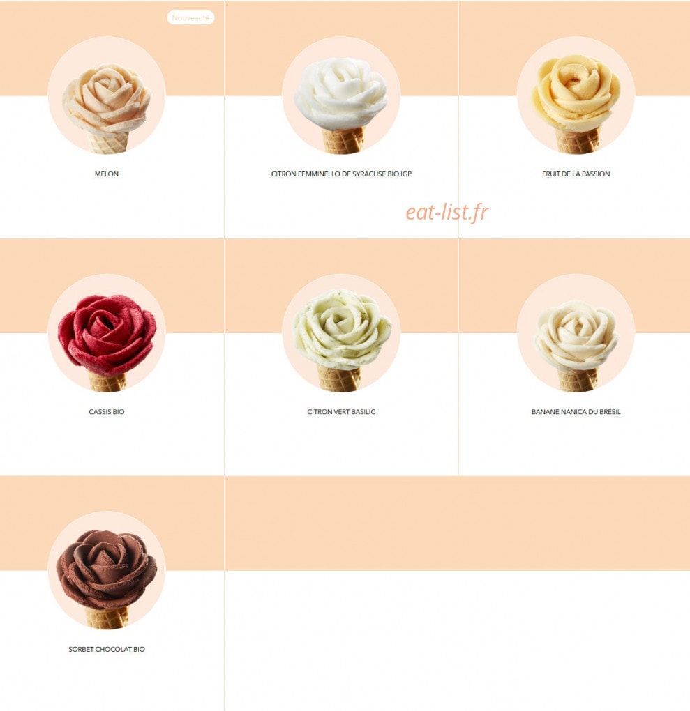 Amorino — carte page 2
