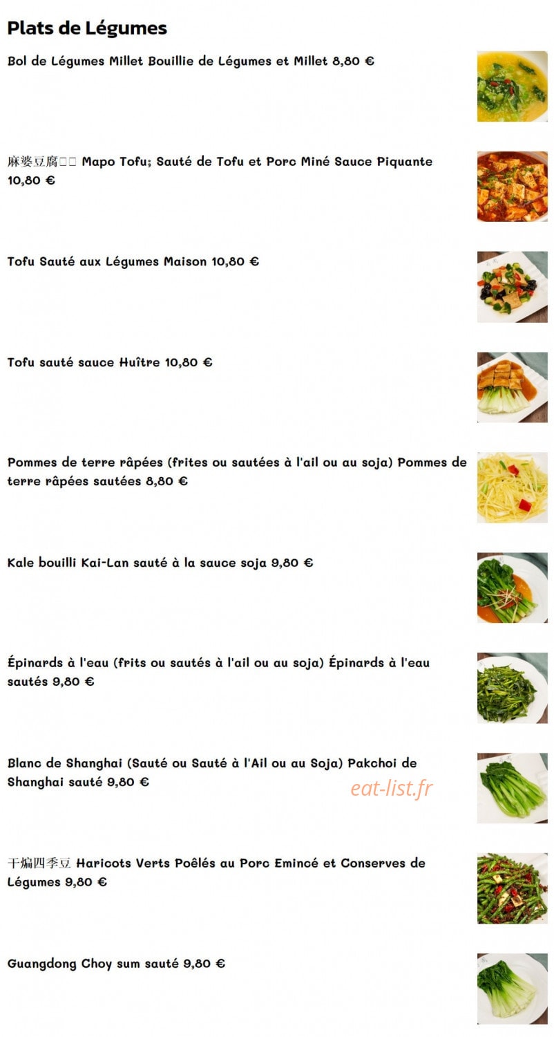 Au piment du centre — carte page 8