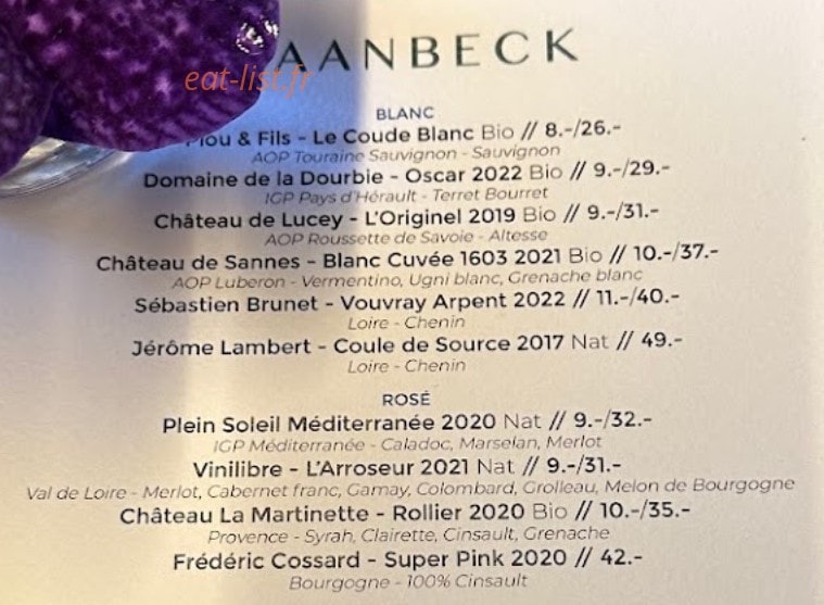 Baanbeck — carte page 1