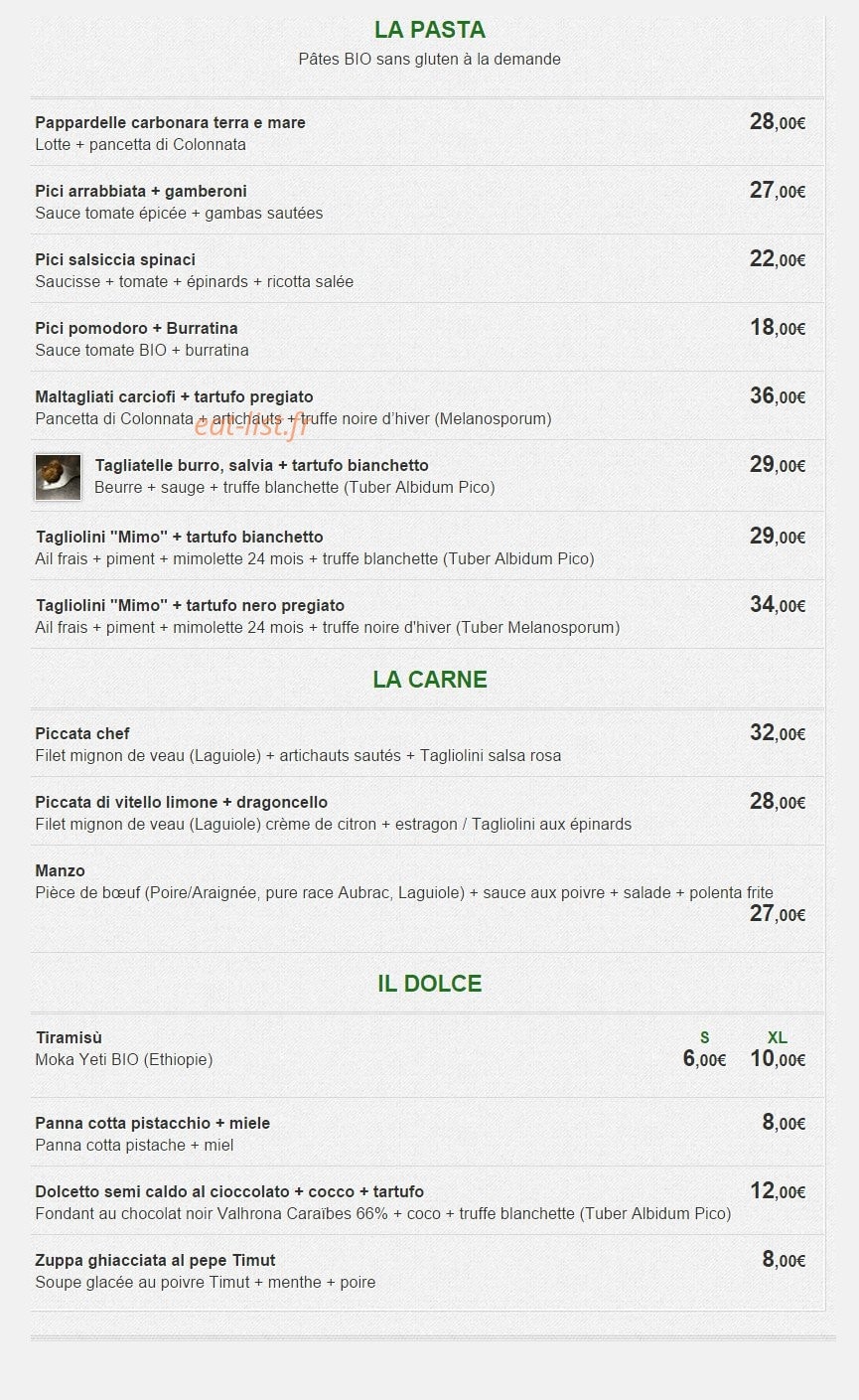 Baffo — carte page 2