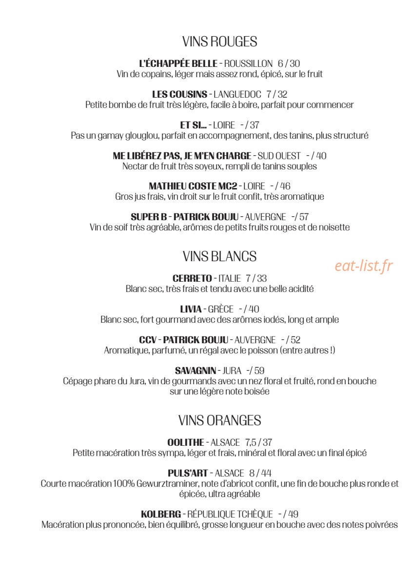 Baobar — carte page 3