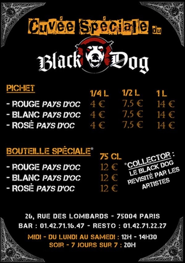 Black dog — carte page 6