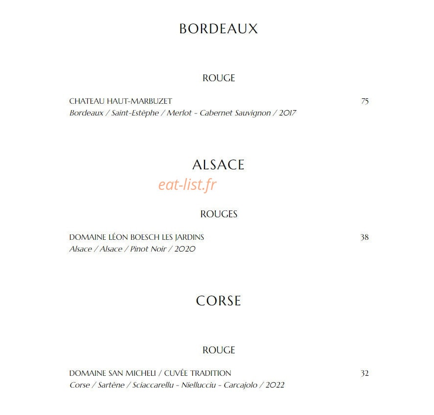 Bombance — carte page 6