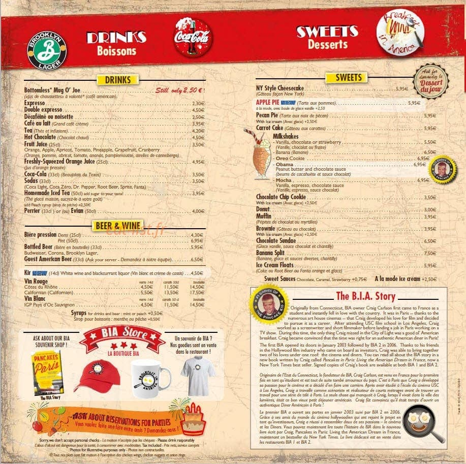 Breakfast In America — carte page 4