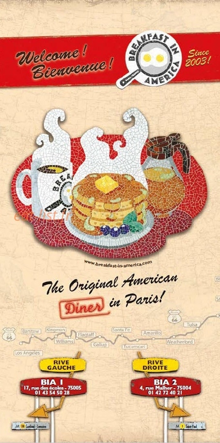 Breakfast In America — carte page 1