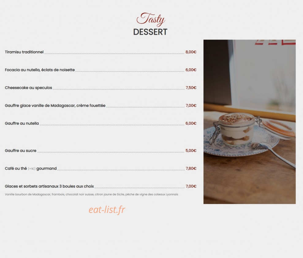 Café Leone — carte page 5