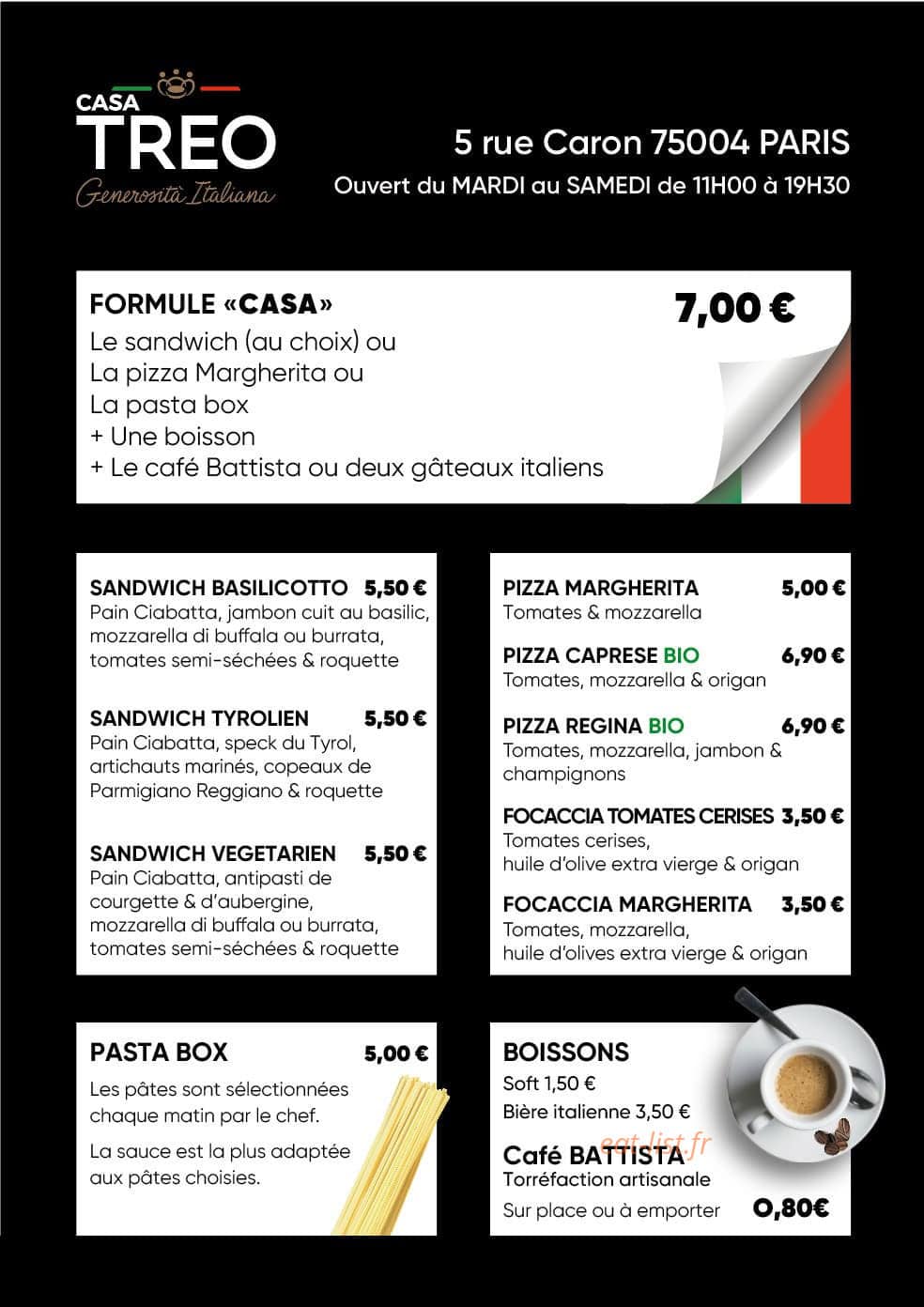 Casa Treo — carte page 2