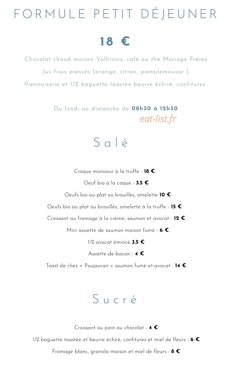 Chez Julien — carte page 1