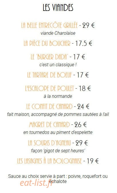 Chez LouLou — carte page 3