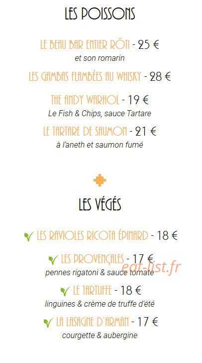 Chez LouLou — carte page 4