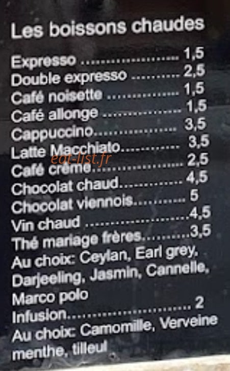Crêperie île saint louis — carte page 6