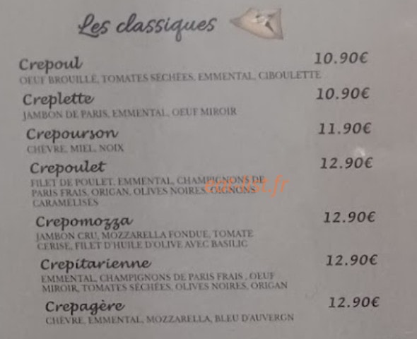 Crêpolog' — carte page 1
